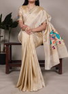 Cream Colour Tissue Paithani With Zari Weaving Work Sarees Wholesalers In Delhi YNF7905 